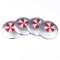 Nabendeckel 56mm Kompatibel mit Umbrella Corporation Emblem Auto Lenkrad Center Hub Cap Aufkleber Kompatibel mit Suzuki Honda Nissan Skoda Fid Ford Audi BMW AMG Radnabenkappen (Color : C)