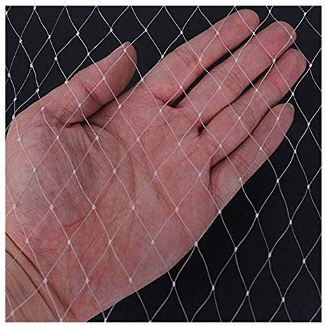 APOE Filet Anti-Oiseaux, Nylon Filets de Protection pour Jardin Étang Plantes Fruits Fleurs Légumes Mesh Net pour Oiseaux Contrôle Blanc 3 × 7m