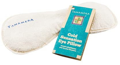 Tanamera Cold Sensation Lavender Eye Pillow - Stress Relief, Eye Fatigue and Puffiness, Migraine Relief, Headache, Eye Mask for Sleeping
