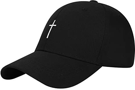 ITODA Baseball Cap Unisex Basecap Kreuz Stickerei Baseballcap Mode Baseballkappe Verstellbar Baseballmütze Damen Herren Kappe Sonnenschutz Faltbar Shirmmütze Snapback Freizeithut Outdoor Reise
