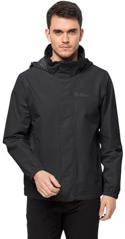 Jack Wolfskin Herren Stormy Point 2l Jkt M Jacket, Schwarz, M EU