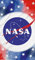 NASA Badetuch Stars 75 x 150 cm 100% Baumwolle Velours-Qualität Strandlaken Strandtuch Handtuch Badelaken Saunatuch Amerika USA Astronaut Raumfahrt Weltall Space Shuttle Logo Pass. zur Bettwäsche