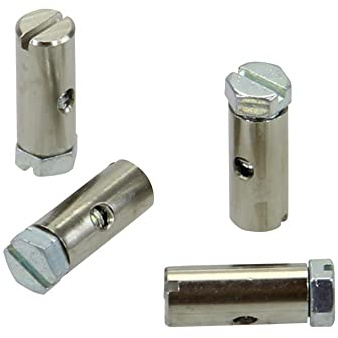 4x Bowdenzug Schraubnippel Klemmnippel 6x14 mm für Mofa Moped Mokick | kompatibel mit Puch Hercules Kreidler Zündapp