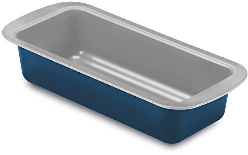 Guardini, Stampo plumcake 25x11 cm, Acciaio prodotto con ridotte emissioni di CO2 con nuovo rivestimento PFAS free, Grigio/Blu, Made in Italy, Linea XBake