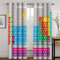 MDKLXIDF Vorhang Blickdicht Periodensystem der chemischen Elemente Verdunklungsvorhänge Gardinen H 214 x B 132 cm 2er Set, Vorhang Verdunkelung mit Ösen für Schlafzimmer Wohnzimmer