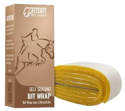 Bitsoft Selbstklebende Gebissbandage für Pferde - 5 mm Soft Foam - Flexible Latexbandage - Optimaler Schutz und Komfort - Langlebig und leicht anzulegen - Kosteneffizient Dank dickerem Material