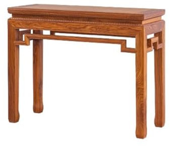 EDWAL Meditationstisch Mahagoni Möbel Palisander Flachkopf Tisch Palisander Konsolentisch Chinesischer Stil Massivholz Nave Case Wohnzimmer Konsole Tisch Altartisch (Größe: S)