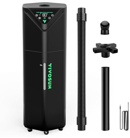 VIVOSUN Pflanzen Luftbefeuchter 19L Smart Humidifier Pflanzen, Smarte Fernbedienung, AeroStream H19 360°Cool Mist 67H Dauerhaft Top-Fill Ultraschall Humidifier Entwickelt für Growzelt, Growbox