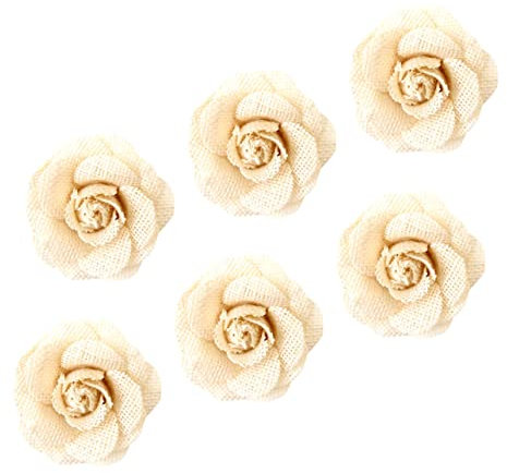 Yardenfun 6 Stücke Blumenverzierungen für Schuhe Dekorationselemente Schuhclips und Haarspangen mit Pompons Perfekt für Hochzeiten Partys und Kreative Bastelprojekte