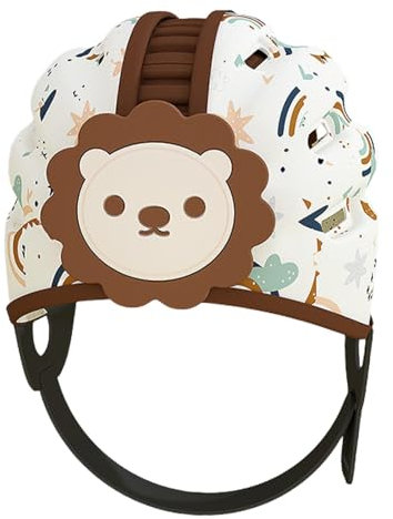 Yiurse Baby-Sicherheitsmütze, atmungsaktiver Kopfschutz für Kinder - No Bump Safety Head Bumper Motorhaube,Erweiterbarer, Verstellbarer Anti-Kollisions-Hut im niedlichen Look für Kinder im Alter von
