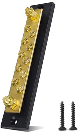 YIZITU 10-Bolzen Batterieanschluss Post Bus Erdanschlussblockverteilung LKW