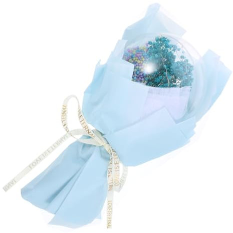 ABOOFAN 2 Pezzi1 Bobo palla piena di stelle bouquet di fiori secchi naturali mazzo di palloncini regalini natale regalini di natale palloncini matrimonio bouquet di fiori artificiali Carta