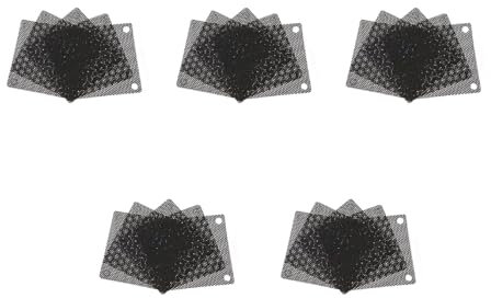 50x50mm Filter For Computer Cooler Fan PC Fan Mesh PC Cooler Filter Dustproof PVC Computer Fan Mesh Computer Fan Filter Grills Metal Frame Fans Computer Case Fan