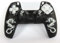 Funda Mando PS5- Impermeable, Resistente y Antideslizante -Diseño Dragón(Blanco) - Protección Segura para Mandos ps5 Duraderos- con Juego de empuñaduras a Juego con la Funda para ps5