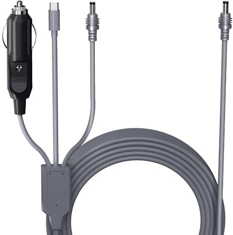 Zinweyton Starlink Mini câble 3 en 1, 5 m, USB C/chargeur de voiture/DC vers DC de rechange Starlink Mini câble d'alimentation étanche