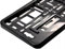 Universal 2X UK Number Plate Holder Pair - Durable ABS Plastic Front & Rear Number License Plates Frame for Cars, Trailers, and Caravans - Easy Fit Registration Plate Surround