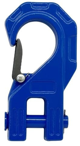BMLGPGBCDW Gancio di Traino Gancio per Verricello da 3/8 con Resistenza alla Rottura di 20 Tonnellate Gancio Scorrevole con Forcella di Traino Gancio per rimorchio(Blu)