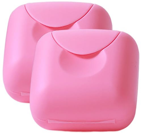 FRCOLOR 5 Sätze Aufbewahrung Sbox Für Menstruation Becher Doppelt Halter Tampon Aufbewahrungsbox Tampon-aufbewahrungsbox Wiederverwendbares Etui Für Menstruationstassen Rosa 2 Stücke * 5