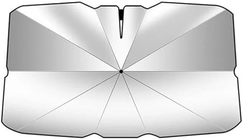 Parasol Coche Apto para Volkswagen Polo 2019-2020 2021, Parasol Plegable Parabrisas Delantero, Anti-Ultravioleta Protección Solar
