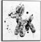 REINDERS Gerahmtes Bild, Ballon Hund, Teenager Zimmer, MDF, 50x50cm