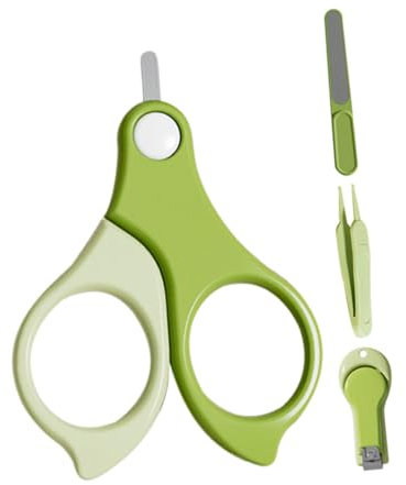 1 Ensemble Kit de Coupe Ongles pour Bébés pour Ongles Trousse de Toilettage Portable Design Ergonomique Sécurisé