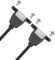 Laikoutd Doppia Femmina Fine Femmina USB 2.0 del Cavo Prolunga da Femmina A Femmina con Montatura A Vite Veloce 480 Mbps Trasmissione Dati Estensione USB