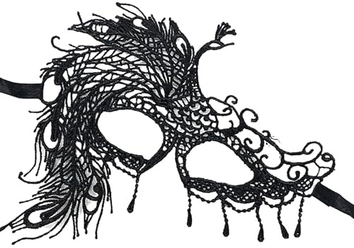 Jongyumo Lace Augenmaske | Elegante Gesichtsmaske Augenklappe für Mädchen Damen Teenager,Halloween Karneval Blindfold für Damen Teenager Mädchen Bühnenauftritt Geburtstag