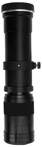 Tbest Teleobiettivo Obiettivo per Fotocamera Ad Alta Focale Attacco RF Soggetti Distanti 420-800 Mm (Black)