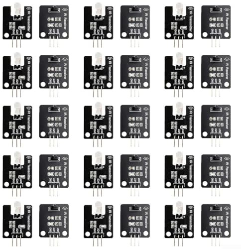 30-teiliges 38kHz Infrarot-Sensor-Modul-Set mit Sender und Empfänger für Hindernisvermeidung, Reichweite und Fernbedienung, kompatibel mit Arduino, für Raspberry Pi, AVR und ARM