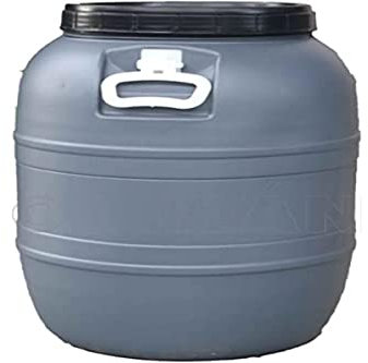 GP BIDON Gris 55 Lt Rosca con Asas