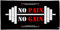 Power Towel das Coole Fitness & Sport-Handtuch mit Einer Botschaft| Verschiedene Motivations-Quotes| Größe 50 cm x 100 cm | POWERTOWEL Handtuch ohne Mikrofaser (NO Pain NO GAIN)