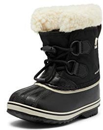 Sorel Yoot Pac Nylon WP, Stivali da Neve Impermeabili Unisex - Bambini e ragazzi, Nero (Black 211), 30 EU