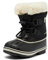 Sorel Yoot Pac Nylon WP, Stivali da Neve Impermeabili Unisex - Bambini e ragazzi, Nero (Black 211), 30 EU