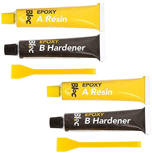 Epoxy Resin & Hardener Glue Kit Pack of 4 Repair Metal Ceramic Rubber | UK Best