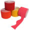 Bright Ideas Corrugated Border Rolls for School Displays, Red/Orange Assortment, 4 Pack, 57mm x 7.5m (15m When Split), BI7870