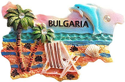 3D-Kühlschrankmagnet, Bulgarien, Souvenir, Geschenk, Heimküche, Dekoration, Kühlschrank-Magnet-Sticker-Kollektion