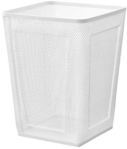 IKEA DRÖNJÖNS Papierkorb 26x26x35cm weiß