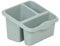 Wham Silver Sage High Grade Plastic Sink Tidy Cutlery Drainer Holder Caddy