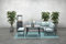 Garden Impressions Hohe Dining Aluminium Lounge Wellington Carbon/mintgrau, inklusive XL Bank und wasserabweisender Kissen