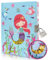Tagebuch Mädchen mit Schloss, 17,8x13,5cm 80 Linierte Blätter Schüttelbares Pailletten-Meerjungfrau Notizbuch Mädchen Kinder Tagebuch zum Schreiben Teenager Geschenke Mädchen & Jungen 6-12 Jahren