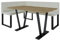 Eckbank Akiko Metal mit Tisch - Eckbankgruppe für Ihrem Esszimmer, Küche modern, Sitzecke, Essecke. Perfekt für Küche, Büro und Rezeption. Solide und Starke Verarbeitung. (INARI 22, 168x128 Links)
