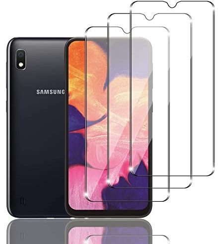 Ydiciv 3 Pièces Verre trempé Compatible avec Samsung Galaxy A10, Film Protection écran, 9H Dureté, Anti Rayures, Sans Bulles, pour Samsung Galaxy A10