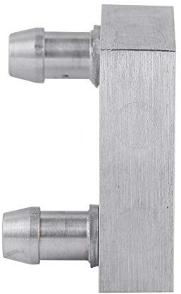 KIMISS Wassergekühlter Kühlkörper Wasserkühlungsblock Aluminiumlegierung 40x40mm Wasserkühlung für CPU, Desktop, Server