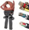 Cable Cutters, Ratchet Cable Cutter, Heavy Duty Wire Cutters J40A 300mm², Manganese Steel Cable Scissors for Industrial Grade Copper Aluminum Armored