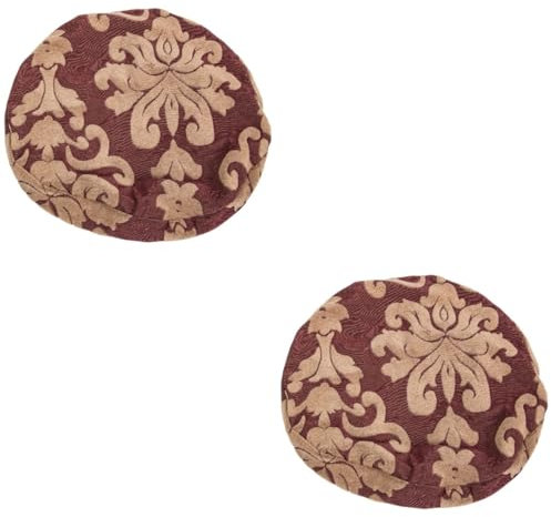 MAGICLULU 2st Barhocker Abdeckung Stuhlkissen Stuhlbezug Hockerabdeckungen Sitzbezug Für Barhocker Stuhlhussen Theke Barhocker Schemel Rot Drehstuhl Polyester Büro Sofabezug