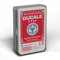Ducale Origine - Jeu de 54 Cartes - Jeu de Poker, Président, Palmito, 8 Américain - Coloris aléatoire (Bleu ou Rouge) - Boîte Plastique
