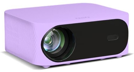 Eeenfy Mini Projector Smart TV with WiFi Bluetooth 600 ANSI, Integrated TV Operating System with Netflix, Electric Focus & Keystone Correction, Dolby Audio, Native 1080P, Ares A1