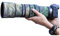 CHASING BIRDS Manteau de protection imperméable camouflage pour Canon RF 600 mm F11 IS STM Housse de protection imperméable (camouflage feuille verte)