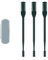 2024 New 2-in-1 Nasal Hair Cutter, Nostril Hair Remover Tool, Double Sided Nose Hair Knife, Portable Manual 360° Rotating Nose Hair Trimmer with Ear Picker for Women Men (Dark Green, 3PCS)