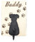 Personalised Dog Lead Holder Custom Wall Mounted Pet Lead, Leash or Chain Storage Hooks, Small Slot For Doggie Pooh Bag Storage, Gift For Dog Owners
